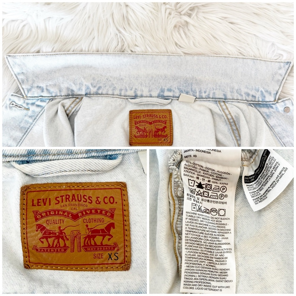 Levi's Jean Jacket XS - Picture 8 of 9